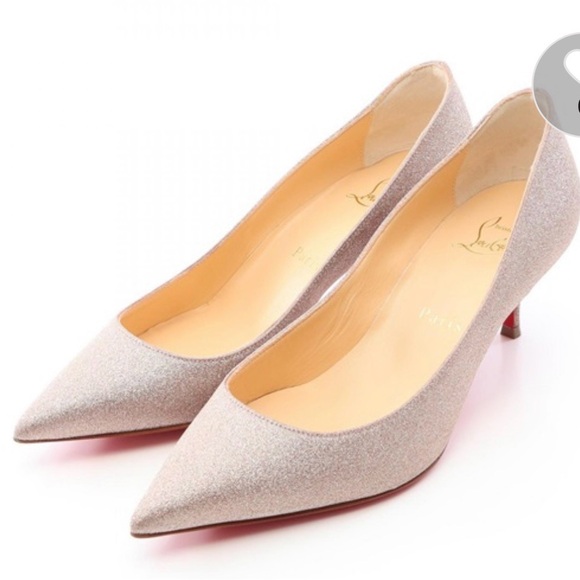 Christian Louboutin Shoes - Christian Louboutin Sparkle Pointed-Toe Pumps